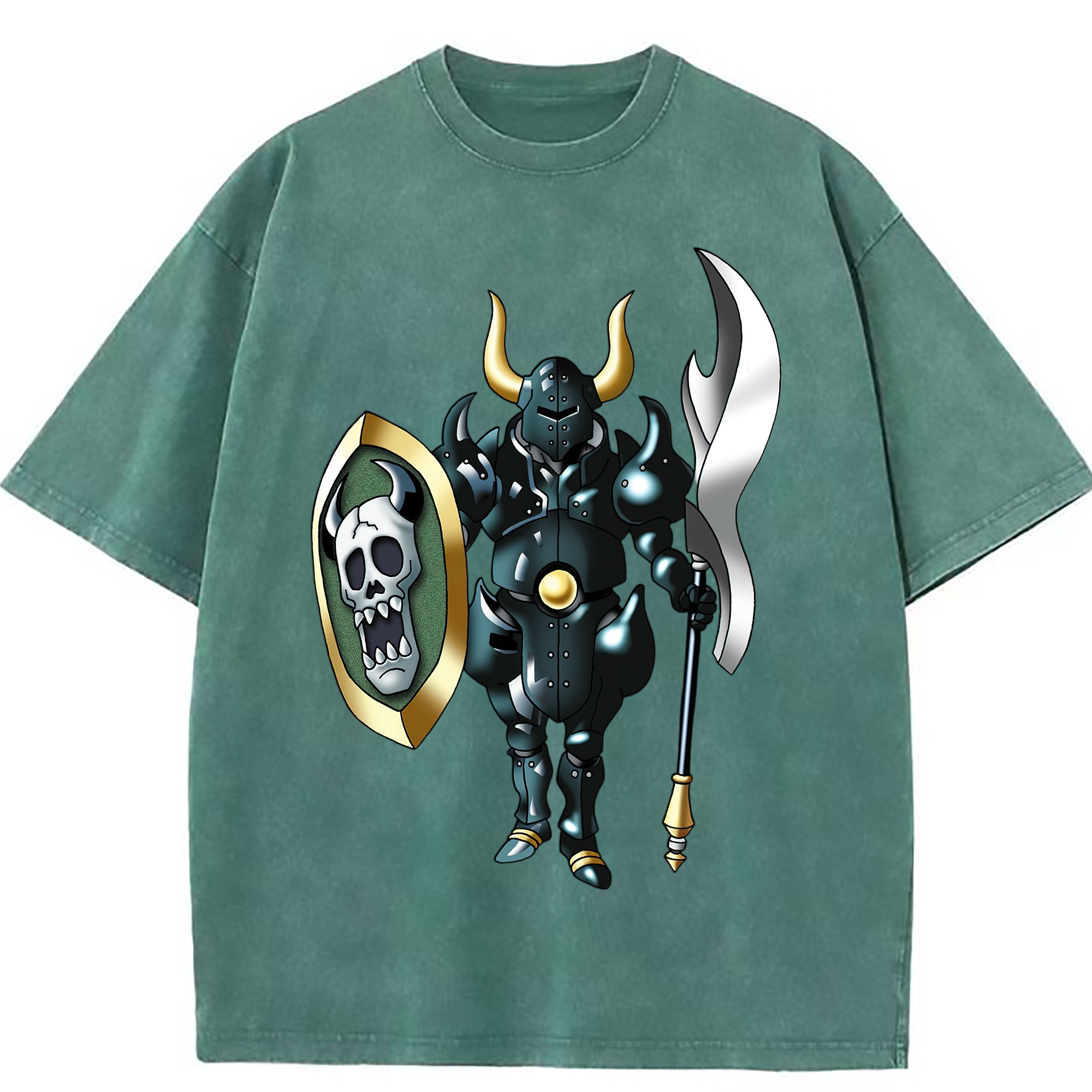 （画像用） ドラゴンクエスト Doragon Kuesuto Dragon Quest 綿100% ヴィンテージ風 半袖Tシャツ（フロントプリント）